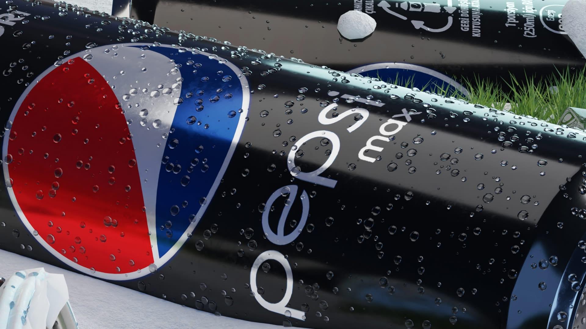 Pepsi Max wireframe