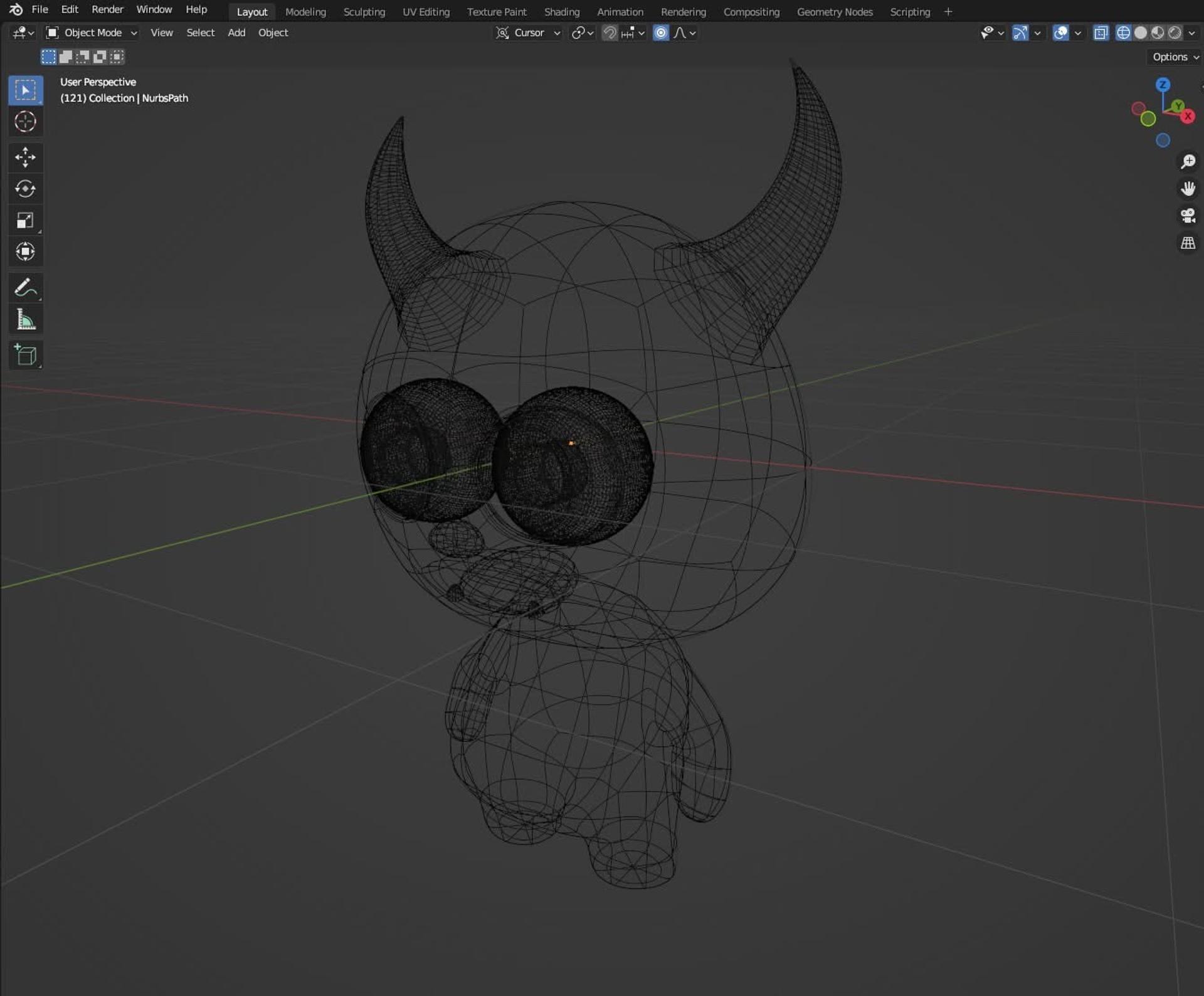 Character wireframe